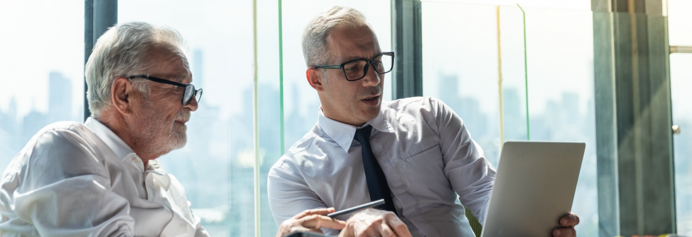 Your career is the treasury of your life bizmeeting-2-older-white-guys-on-computer-with-skyline-shutterstock-2017450367.jpg