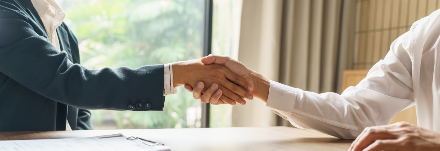 Always network; networking means giving as well as getting. So everyone wins. bizmeeting-black-woman-white-man-shaking-hands-shutterstock-2306619159.jpg